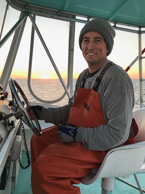 Sumner At The Helm At Sunrise